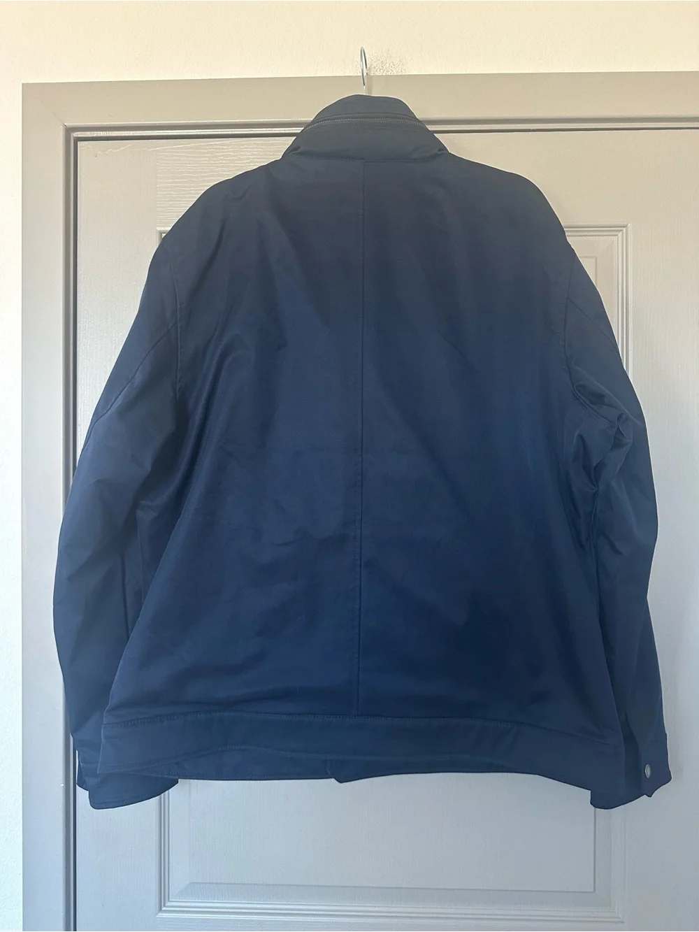 Banana Republic Water-Resistant Insulated Jacket Hidden Hood Men’s XL Navy